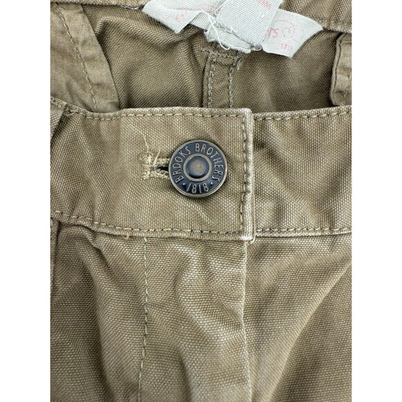 Brooks Brothers 1818 Women’s SIZE 2 Green Cargo Utility Pant Straight Pockets EC - Picture 2 of 12